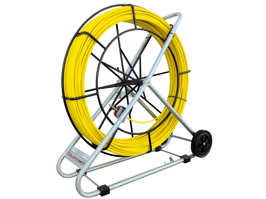 RUNPO Profi-set Glasvezel Trekveer Ø 15mm RTG12 400m incl. Haspel